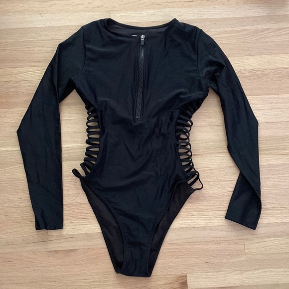 Forever 21 sexy swimsuit wetsuit one piece - Picture 2 of 7